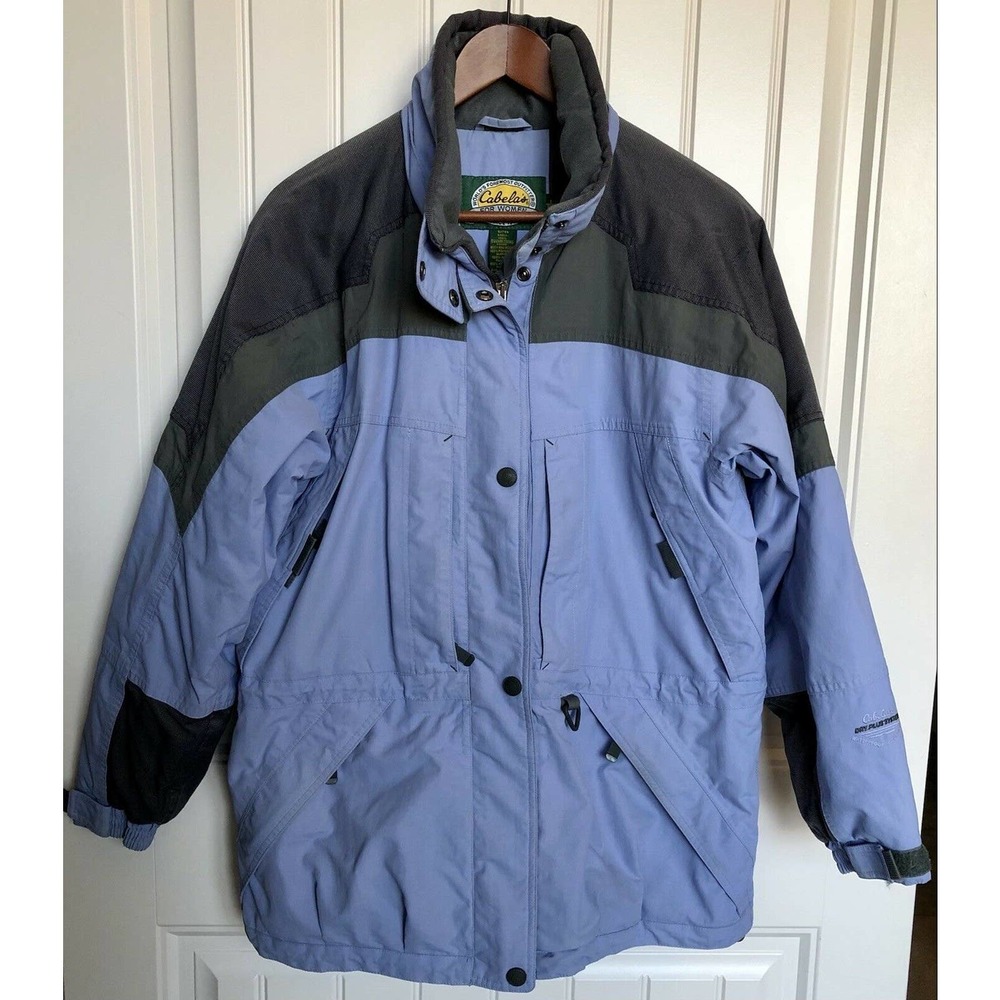 Cabelas womens large thinsulate Winter jacket Waterproof Dry Plus System Purple